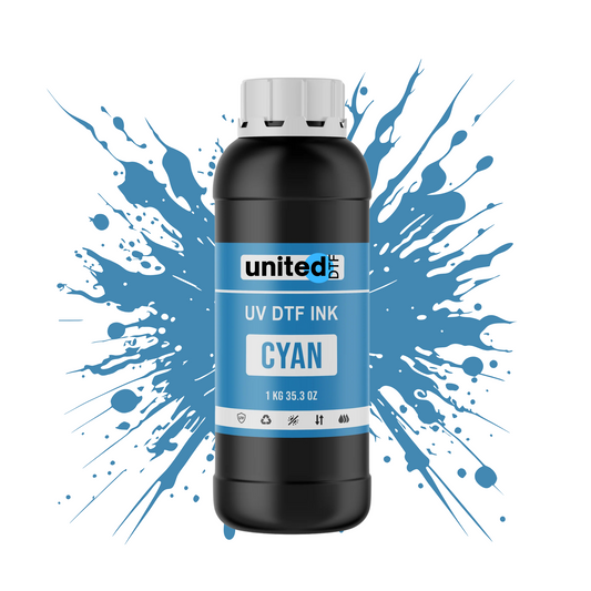 UV DTF Ink - Cyan 1 Liter