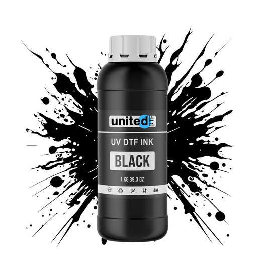 UV DTF Ink - Black 1 Liter